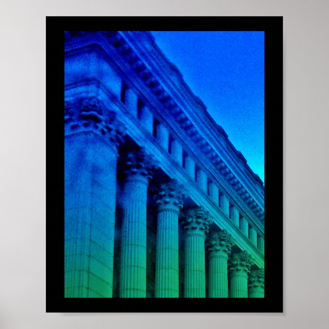 Colourful Columns Poster (Front)