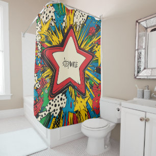 Colourful Comic Pop Art Starburst Explosion