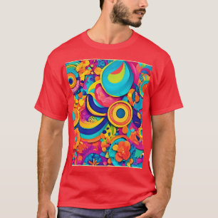 Colourful Concentric Patterns T-Shirt