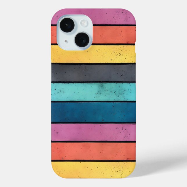 Colourful Concrete Pattern Case-Mate iPhone Case (Back)