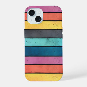Colourful Concrete Pattern iPhone 15 Case