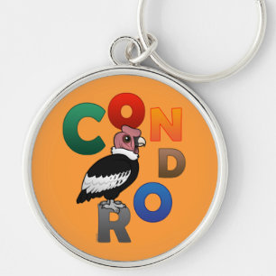 Colourful Condor Keychain