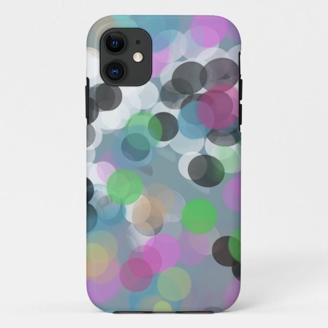 Colourful Confetti Bokeh Dots Case-Mate iPhone Case (Back)