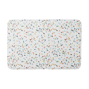 Colourful Confetti Fall Pattern Bath Mat