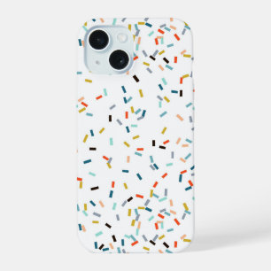 Colourful Confetti Fall Pattern iPhone 15 Case