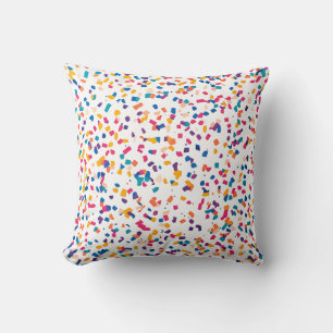 Colourful Confetti Kids Throw Pillow