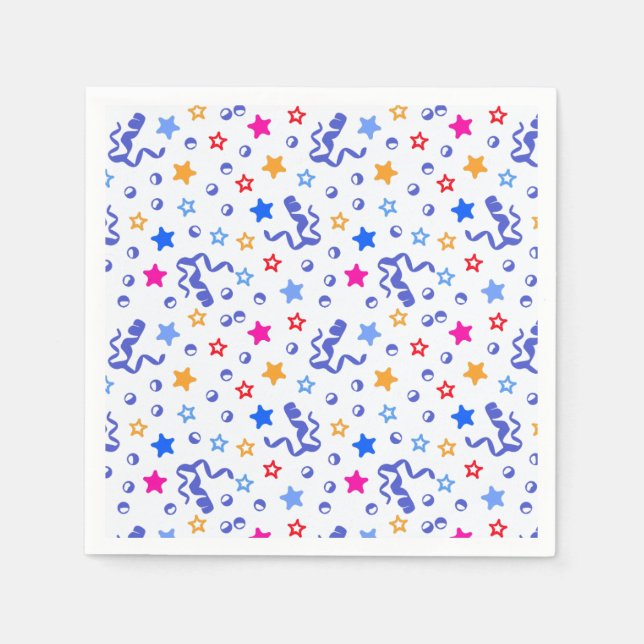 Colourful Confetti  Napkin (Front)