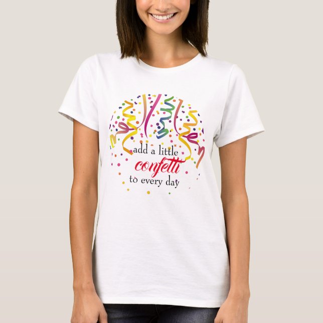 Colourful Confetti T-Shirt (Front)