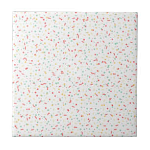 colourful confetti tile