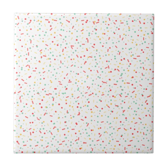 colourful confetti tile (Front)