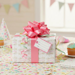 Colourful confetti wrapping paper