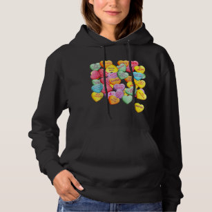 Colourful Conversation Hearts For Single Ladies An Hoodie
