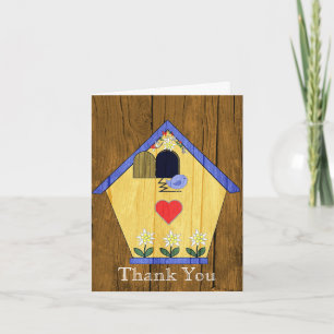 Colourful Coo Coo Bird House Thank You