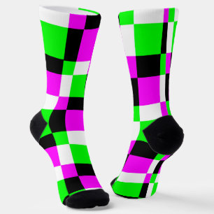 Colourful Cool Colour Block Socks