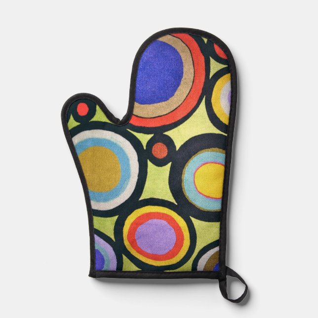 Colourful COOL Oven Mitt  (Front)