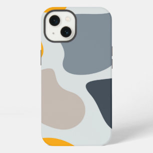 Colourful, cool, trendy, modern organic geometric iPhone 13 case