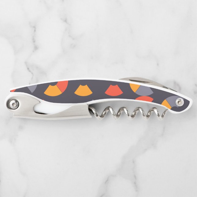 Colourful, cool, trendy, modern, urban circular ar corkscrew (Front)