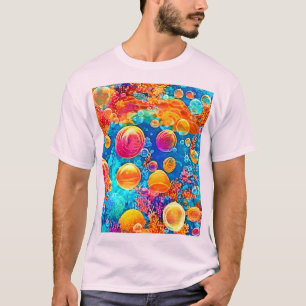 Colourful Coral Reef Bubbles T-Shirt