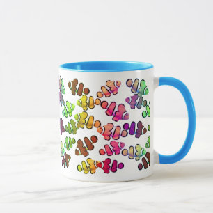 Colourful Coral Reef Clownfish Mug