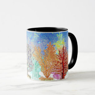 Colourful Coral reef in Ocean Rocks Mug for Dad