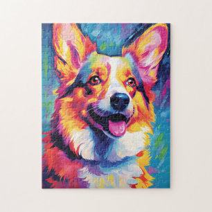 Colourful Corgi Jigsaw Puzzle