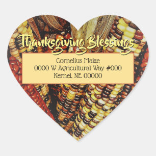 Colourful Corn / Thanksgiving / Envelope Seals