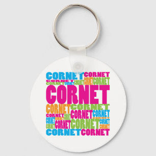 Colourful Cornet Keychain