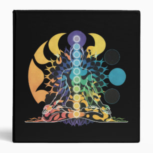 Colourful Cosmic Chakra Meditation Spiritual Energ Binder