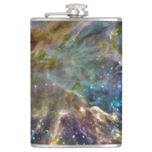Colourful Cosmos Hip Flask