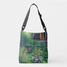 Colourful countryside house with a garden