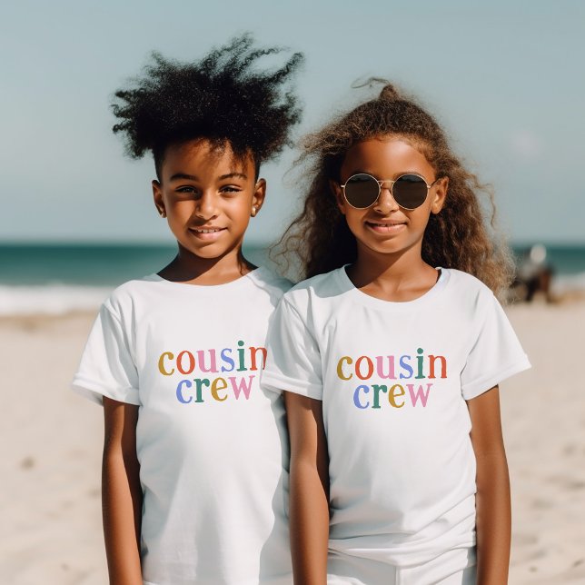 Colourful Cousin Crew Matching Family T-Shirt (Creator Uploaded)