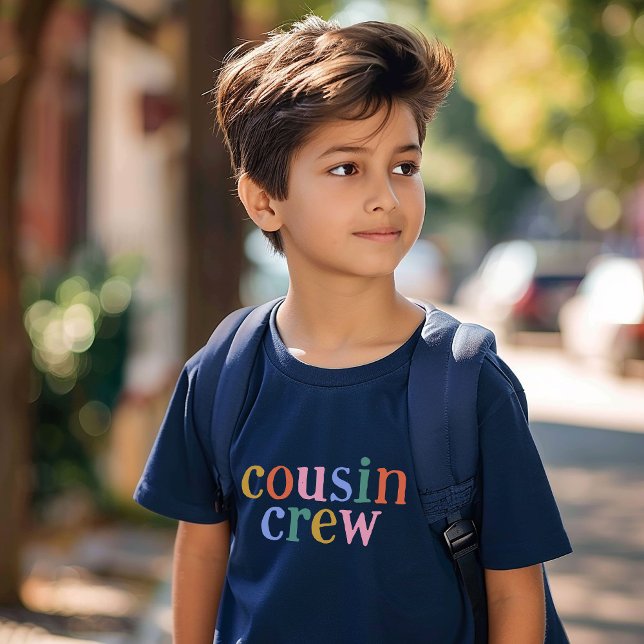 Colourful Cousin Crew Matching Family T-Shirt (Creator Uploaded)