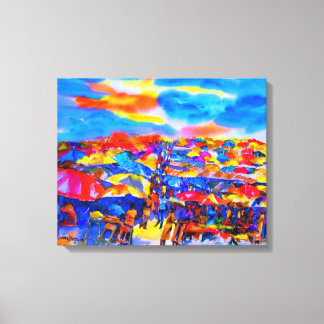 Colourful COvers Canvas Print