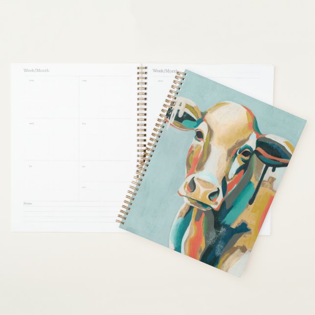 Colourful Cow Planner (Display)