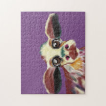 Colourful Cow With Soulful Eyes Puzzle