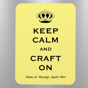 Colourful Craft Quote 3"x4" Flexible Magnet