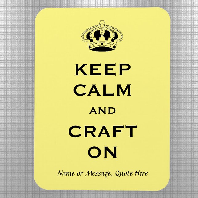 Colourful Craft Quote 3"x4" Flexible Magnet (Creator Uploaded)