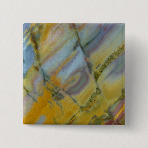 Colourful Crayola Jasper 2 Inch Square Button