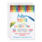 Colourful Crayon Art Party Birthday