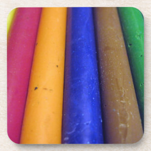 Colourful Crayons Coaster