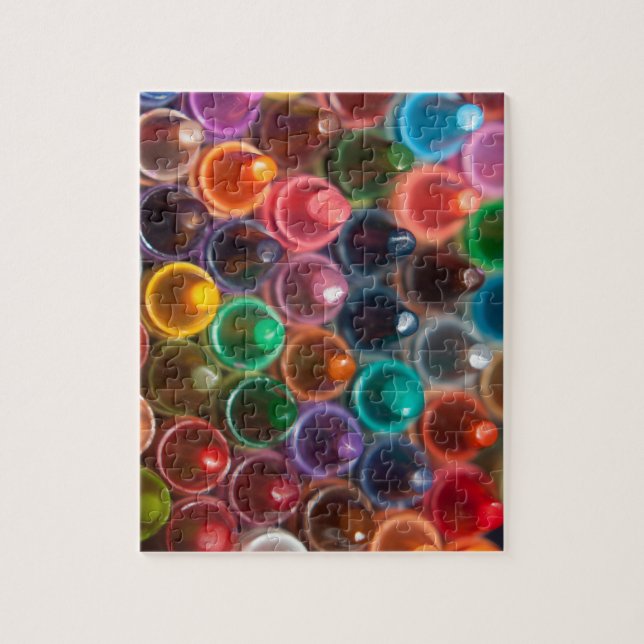 colourful crayons jigsaw puzzle (Vertical)