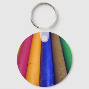 Colourful Crayons Keychain