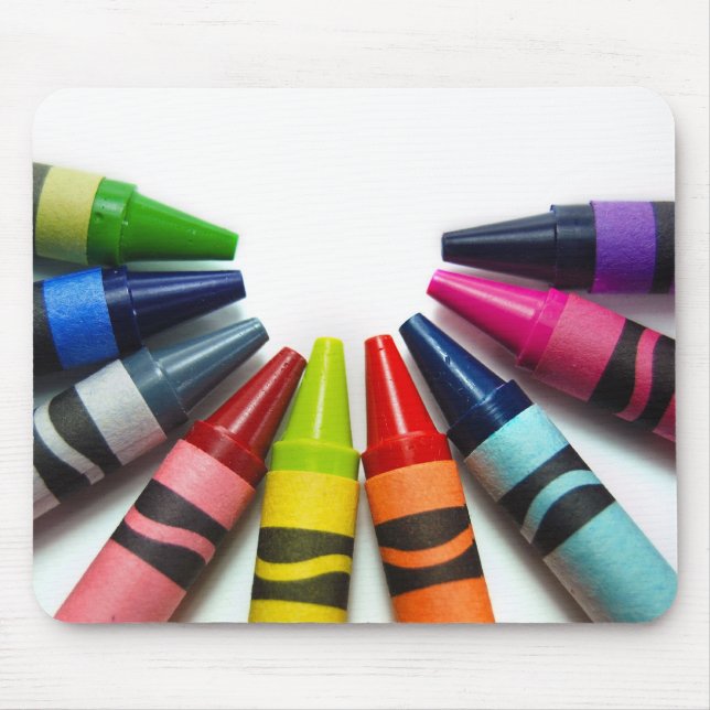 Colourful Crayons Mouse Pad (Front)