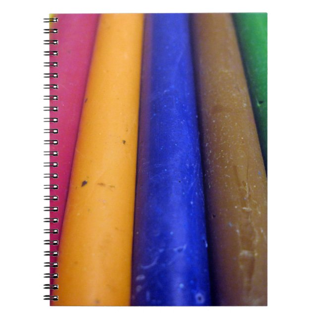 Colourful Crayons Notebook (Front)