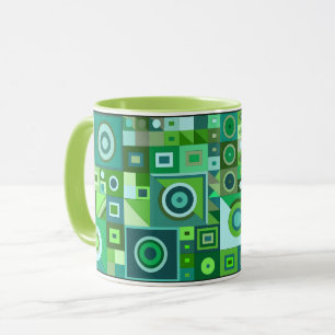 Colourful creative artistic graphical birthday gif mug