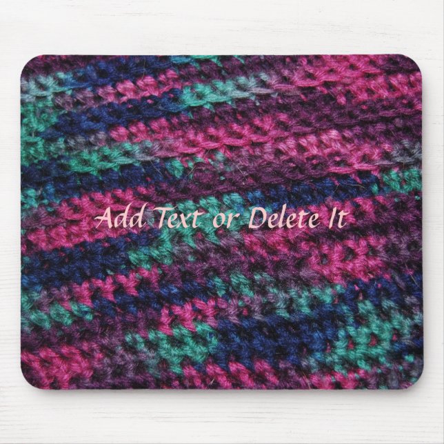 Colourful Crochet mousepad (Front)