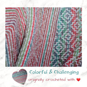 Colourful Crocheted Patterns Jigsaw Puzzle