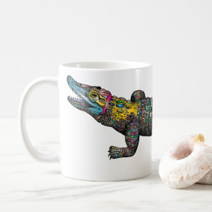 Colourful Crocodile Coffee Mug