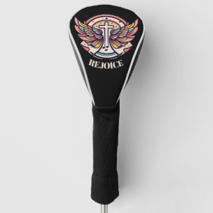 Colourful Cross Agnel Wings Rejoice Golf Head Cover