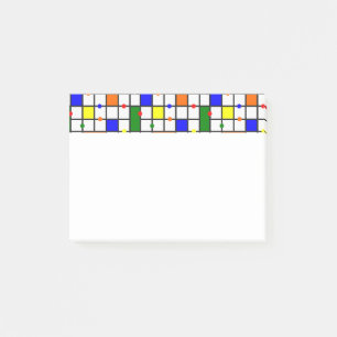 Colourful Crossword Post-it Notes